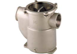 Koelwaterfilter vernikkeld brons zijaansluiting 5700 L/u