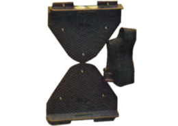 Bevestigingsplaat voor accubak en brandstoftank