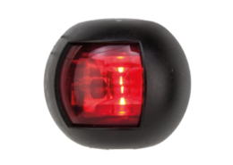 Navigatie verlichting rood LED, zwart huis