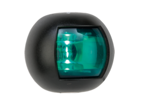 Navigatie verlichting groen LED, zwart huis