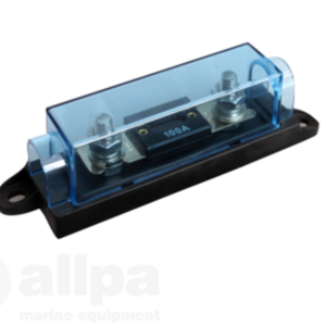 Zekeringhouder met afdekkap