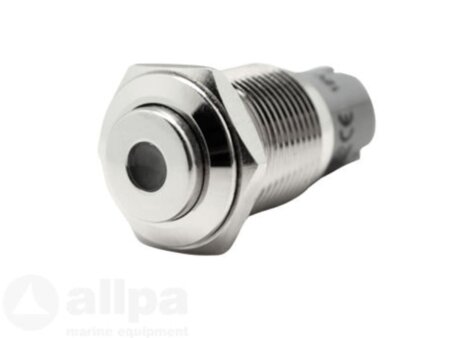 Schakelaar RVS inclusief rode LED (AAN/UIT)