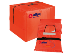 Allpa veiligheidstas inclusief 4x reddingsvest model "Norman"