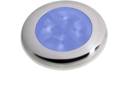 Hella Slim-Line oriëntatieverlichting, blauw, LED, RVS gepolijste rand