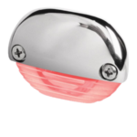 Hella Easy fit step lamp rood met rvs kap