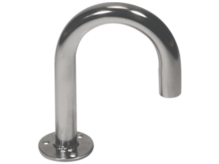 Kabeldoorvoer gebogen RVS316 17 mm