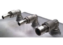 RVS verticale brandstoftank 50 ltr