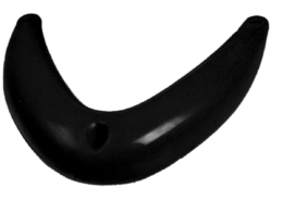 Boegfender zwart 80 x 700