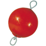 Ankerboei met stang 600 x 980 mm, rood