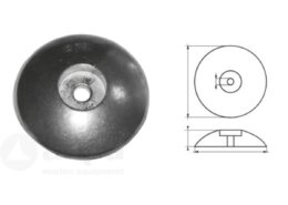 Magnesium Ronde Roerblad-anode ⌀130mm ( per paar )