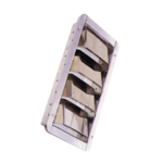 RVS ventilatierooster Louvre 240 x 90 x 29 mm
