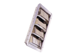 RVS ventilatierooster Louvre 240 x 90 x 29 mm