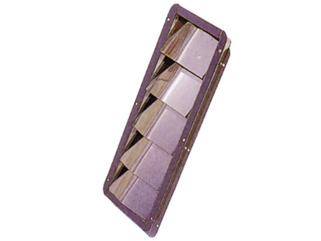 RVS ventilatierooster Louvre 305 x 87 x 27 mm