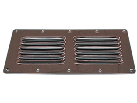 RVS 304 ventilatierooster 127x115 mm