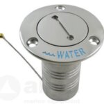 Dekvuldop WATER 38 mm, RVS