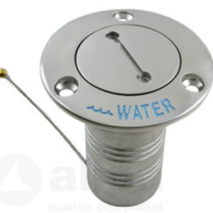 Dekvuldop WATER 38 mm, RVS