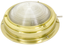 Kajuitlamp messing, 110 mm