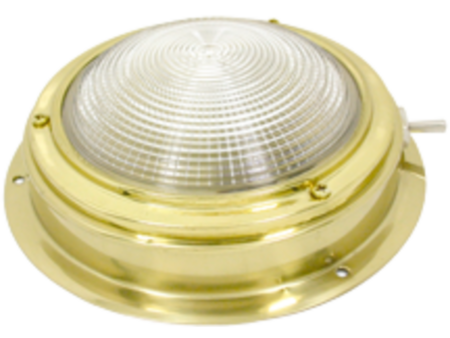 Kajuitlamp messing, 110 mm