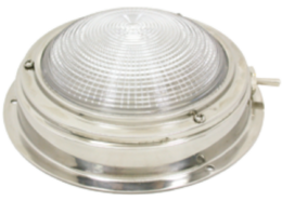 Kajuitlamp RVS, 140 mm