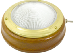 Messing kajuitlamp 158 mm