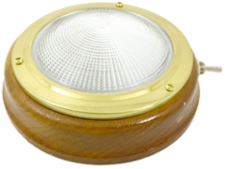 Messing kajuitlamp 158 mm