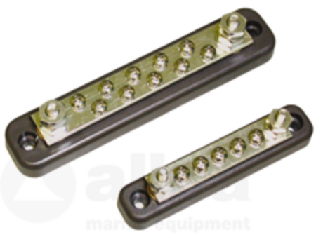 Verbindingsstrip 10-verbindingen, 150A, 152x31mm