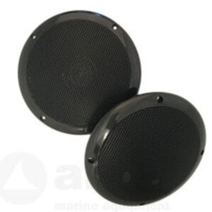 Waterbestendige luidsprekerset 60 watt, zwart