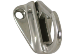 Fender haak RVS, voor lijn 15 mm - 2 stuks