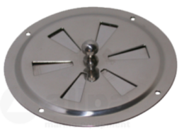RVS 304 ventilatierooster rond 102 mm