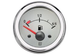 Brandstofmeter Vetus 12/24V wit