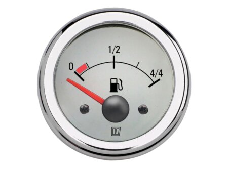 Brandstofmeter Vetus 12/24V wit