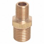 Messing verloopnippel 1/2" - 3/4"