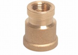 Messing verloopsok 1 x 1 1/4 "