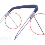 Biministeun 20 mm aluminium per paar