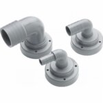 Haakse slangaansluiting, 25 mm