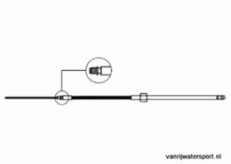 Stuurkabel - Monokabel M58 voor Ultraflex T67, 2.14 meter (7ft)
