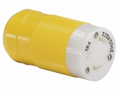 Marinco aansluitplug 16 A/ 220 Volt