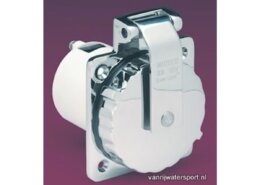 Marinco stopcontact vierkant RVS 16 A