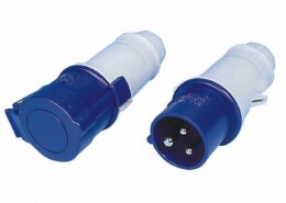 Walstroom contra stekker met deksel 16A