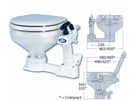 Jabsco Twist en Lock met standaard pot