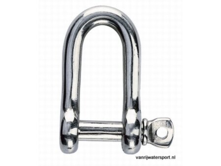 Gesmede RVS D-sluiting AISI-316 8 mm