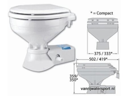 Service kit Jabsco Quiet Flush elektrisch toilet