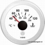 Temperatuurmeter koelwater wit Veratron VDO/Veratron