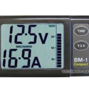 Nasa batterij monitor compact grijs