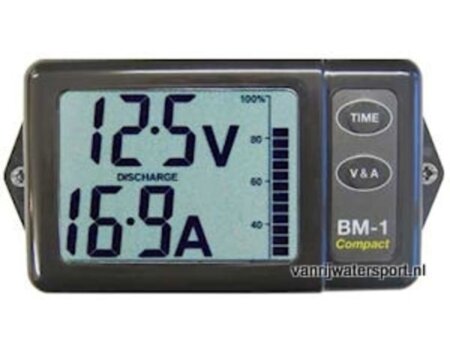Nasa batterij monitor compact grijs