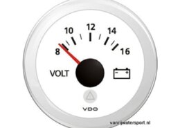 voltmeter 12V wit VDO/Veratron