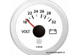Voltmeter 24V wit VDO/Veratron