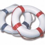 Reddingsboei rond 550 x 300 mm rood