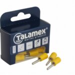 Draadklem pin blauw 6 stuks