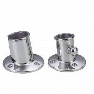 Vlaggenstok houder 19 mm RVS